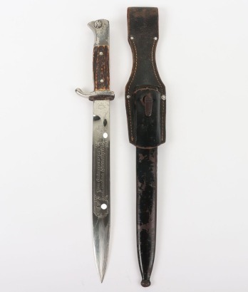 WW2 German Luftwaffe Engraved Parade Bayonet