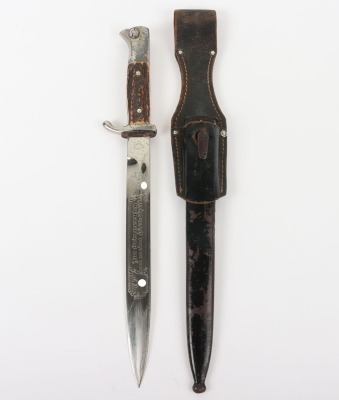WW2 German Luftwaffe Engraved Parade Bayonet