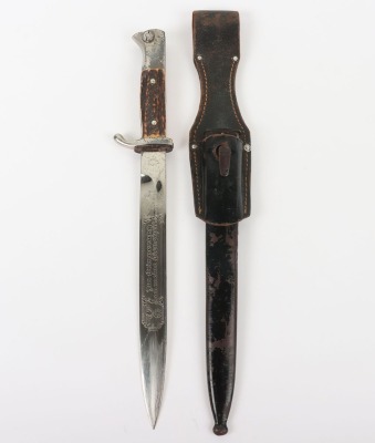WW2 German Luftwaffe Engraved Parade Bayonet - 2