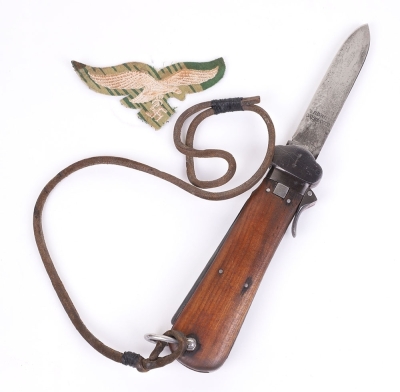 WW2 German Luftwaffe Paratroopers Take Down Model Gravity Knife. - 13