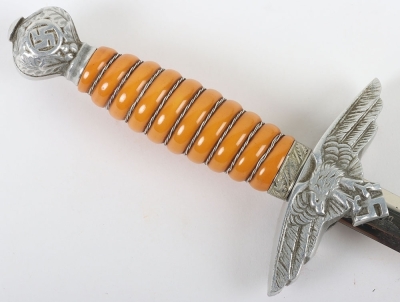 Miniature 2nd Pattern Luftwaffe Officers Dress Dagger by SMF, Solingen - 5