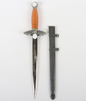 Miniature Luftwaffe 2nd Pattern Dagger with Advertisement to Blade