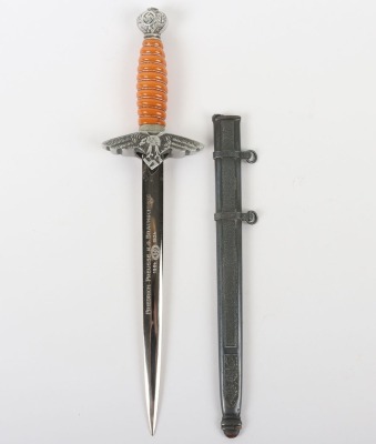 Miniature Luftwaffe 2nd Pattern Dagger with Advertisement to Blade - 2