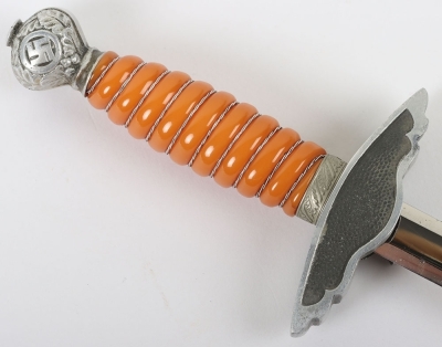 Miniature Luftwaffe 2nd Pattern Dagger with Advertisement to Blade - 4