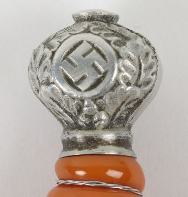 Miniature Luftwaffe 2nd Pattern Dagger with Advertisement to Blade - 7