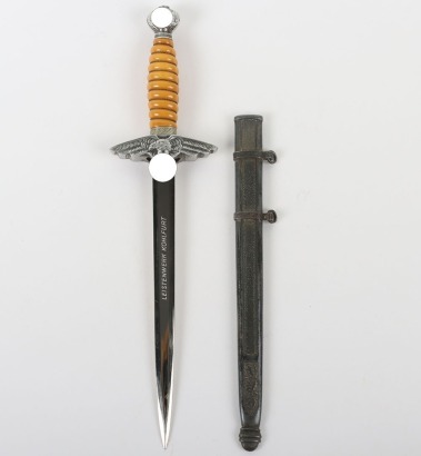 Miniature WW2 German Luftwaffe 2nd Pattern Dress Dagger
