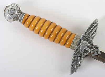 Miniature WW2 German Luftwaffe 2nd Pattern Dress Dagger - 5