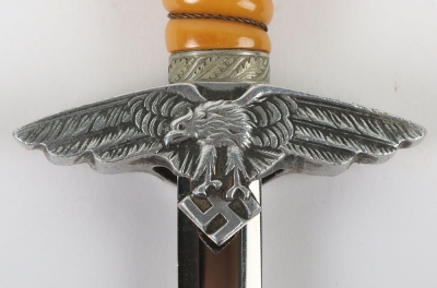 Miniature WW2 German Luftwaffe 2nd Pattern Dress Dagger - 6