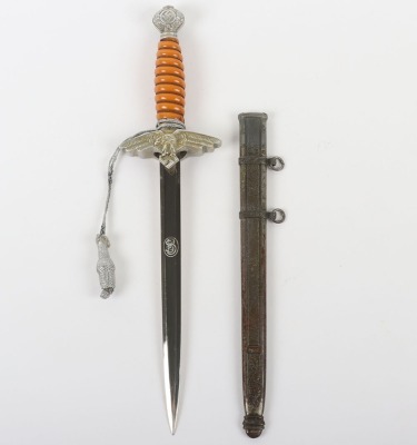 Miniature Luftwaffe 2nd Pattern Dress Dagger by SMF, Solingen with Company Trademark, - 2