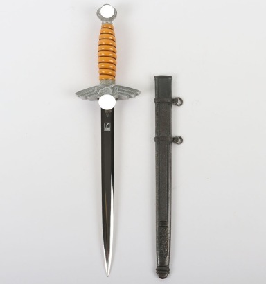 Miniature WW2 German Luftwaffe Dress Dagger by SMF, Solingen