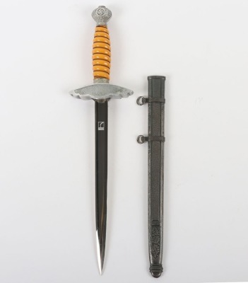 Miniature WW2 German Luftwaffe Dress Dagger by SMF, Solingen - 3