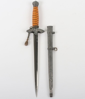 Scarce Variation of Miniature Luftwaffe 2nd Pattern Dress Dagger - 2