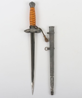 Scarce Variation of Miniature Luftwaffe 2nd Pattern Dress Dagger - 3