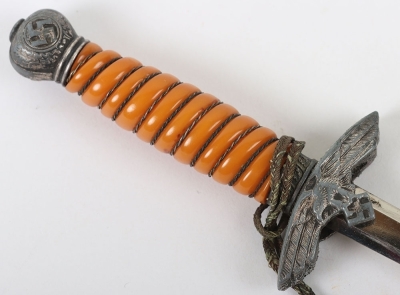 Scarce Variation of Miniature Luftwaffe 2nd Pattern Dress Dagger - 6