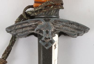 Scarce Variation of Miniature Luftwaffe 2nd Pattern Dress Dagger - 7