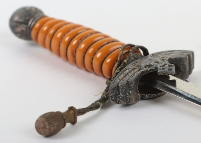 Scarce Variation of Miniature Luftwaffe 2nd Pattern Dress Dagger - 10