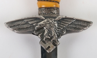 Miniature 2nd Pattern Luftwaffe Dress Dagger by Alcoso, Solingen - 6