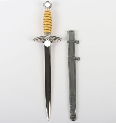 Miniature 2nd Pattern Luftwaffe Dress Dagger by SMF, Solingen