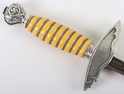 Miniature 2nd Pattern Luftwaffe Dress Dagger by SMF, Solingen - 4