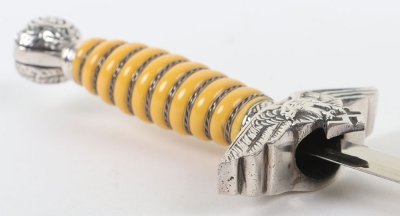 Miniature 2nd Pattern Luftwaffe Dress Dagger by SMF, Solingen - 9