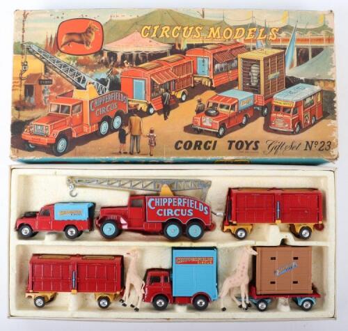 Corgi Toys Gift Set 23 Chipperfields Circus Models