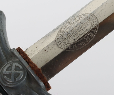 Miniature DLV Dress Dagger by E&F Horster, Solingen, - 8