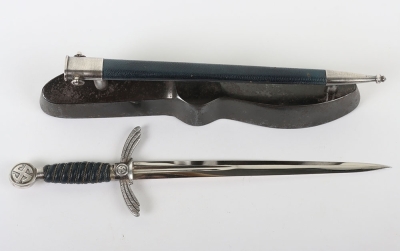 Miniature Luftwaffe Officers Sword by Alcoso on Propeller Base - 3