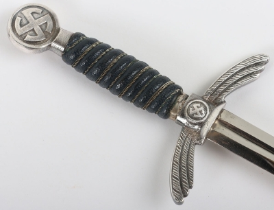 Miniature Luftwaffe Officers Sword by Alcoso on Propeller Base - 4