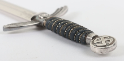 Miniature Luftwaffe Officers Sword by Alcoso on Propeller Base - 10