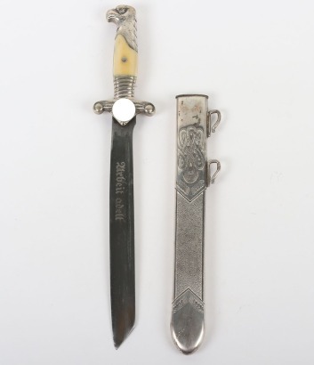 Miniature Third Reich RAD Officers Dagger by Alcoso, Solingen