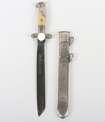Miniature Third Reich RAD Officers Dagger by Alcoso, Solingen