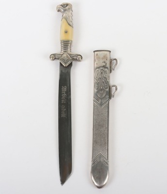 Miniature Third Reich RAD Officers Dagger by Alcoso, Solingen - 2