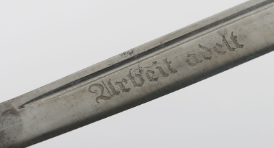 Miniature Third Reich RAD Officers Dagger by Alcoso, Solingen - 8