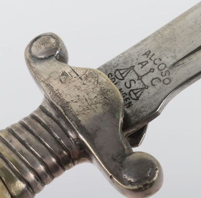Miniature Third Reich RAD Officers Dagger by Alcoso, Solingen - 9