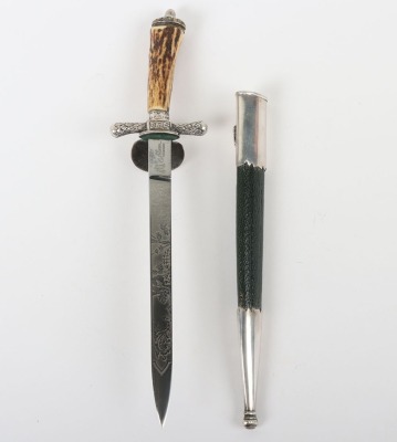 Rare Miniature Hunting Dagger by Alcoso, Solingen - 2