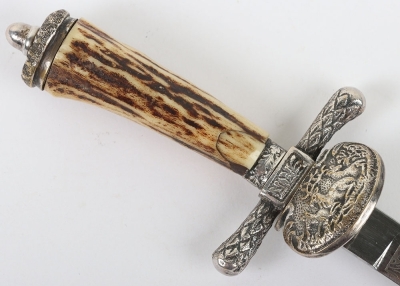 Rare Miniature Hunting Dagger by Alcoso, Solingen - 3