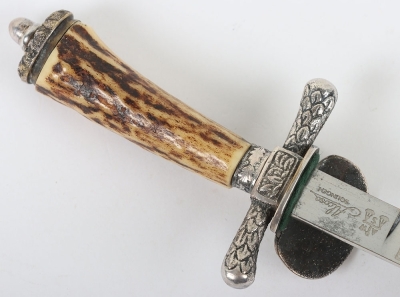 Rare Miniature Hunting Dagger by Alcoso, Solingen - 4