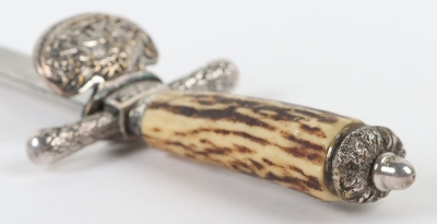 Rare Miniature Hunting Dagger by Alcoso, Solingen - 10