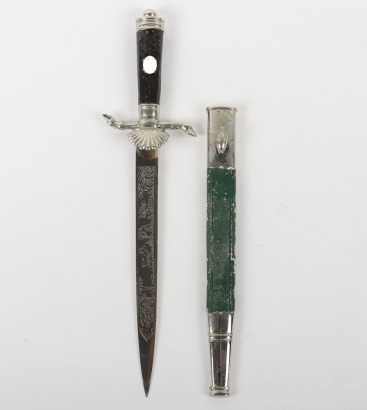 Miniature Third Reich Hunting Dagger by E & F Horster, Solingen