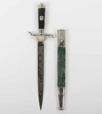 Miniature Third Reich Hunting Dagger by E & F Horster, Solingen - 2