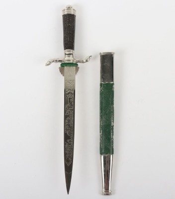 Miniature Third Reich Hunting Dagger by E & F Horster, Solingen - 3