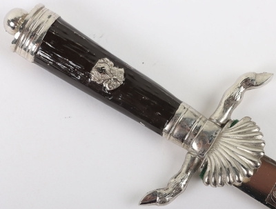 Miniature Third Reich Hunting Dagger by E & F Horster, Solingen - 5