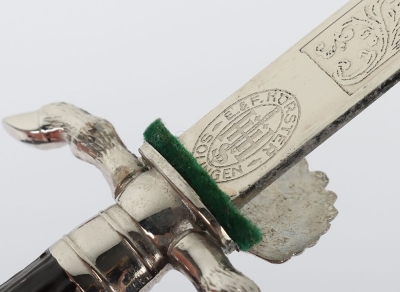 Miniature Third Reich Hunting Dagger by E & F Horster, Solingen - 8