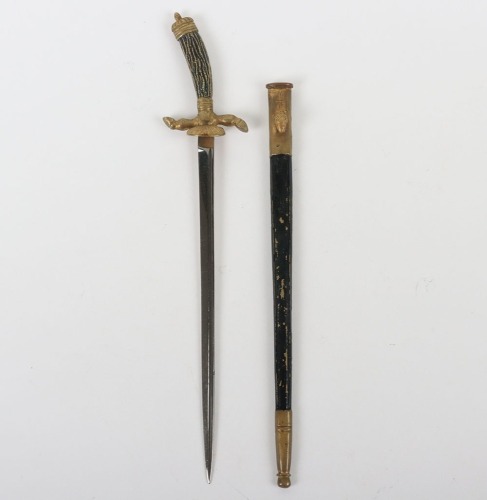 Miniature Hunting / Shooting Association Dagger Letter Opener