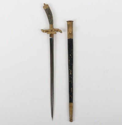 Miniature Hunting / Shooting Association Dagger Letter Opener