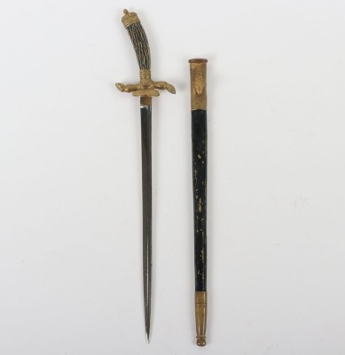 Miniature Hunting / Shooting Association Dagger Letter Opener