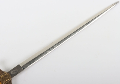 Miniature Weimar Republic Flame Top Naval Dagger - 7