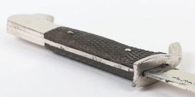 Third Reich Miniature Parade Bayonet for Retailer Hackethal-Draht und Kabel-Werke A.G, Hannover - 6