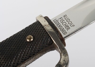 Superb Quality Miniature German Parade Bayonet for Distributor Rudolf Fischer, Ludenscheid - 5
