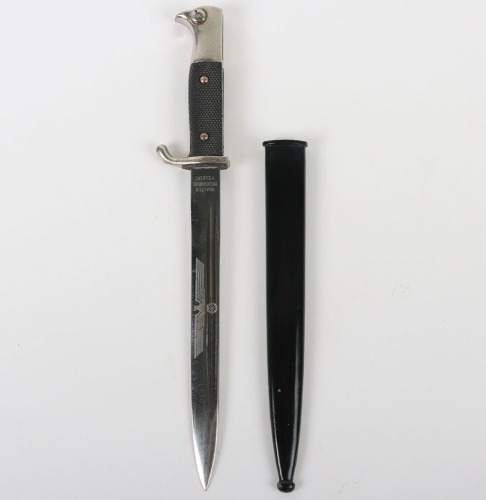 Superb Quality Miniature German Parade Bayonet for Distributor Walter Helkenberg Velbert